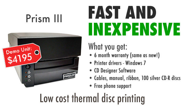 rimage prism printer, prism 3