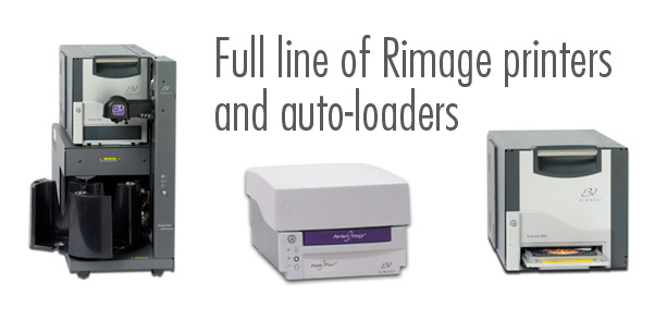 Rimage Printers and Autoloaders